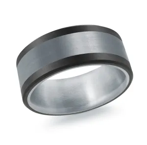 14K White Gold Ring from the Tantalum Collection by Malo - MRDTN-037-9W