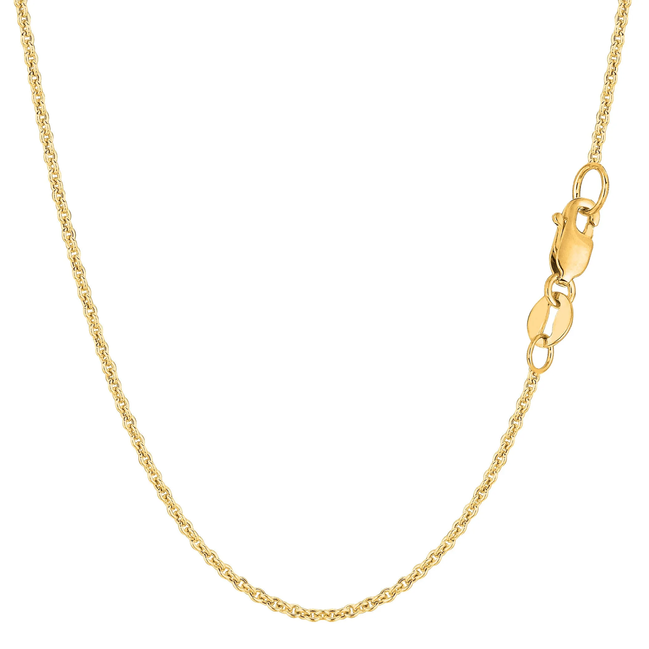 14k Yellow Gold Forsantina Chain Necklace, 1.5mm