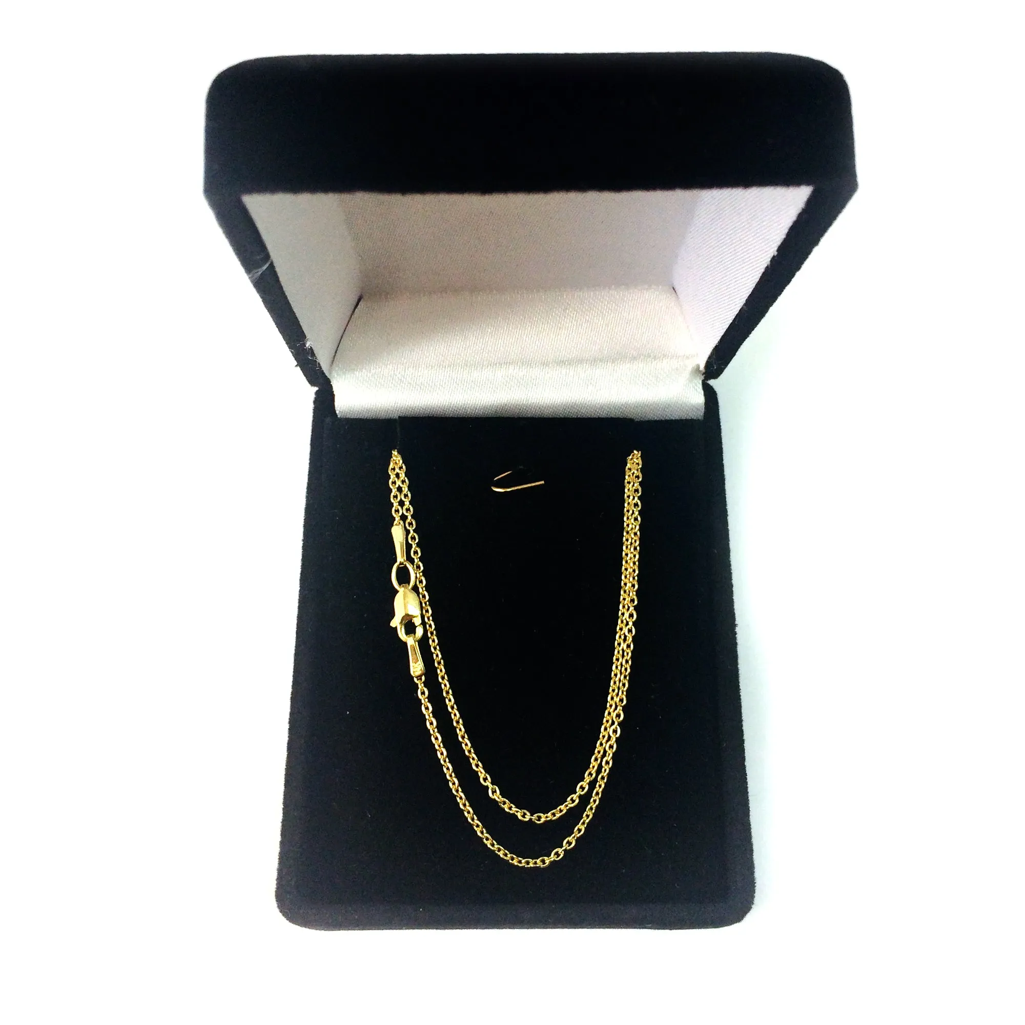 14k Yellow Gold Forsantina Chain Necklace, 1.5mm