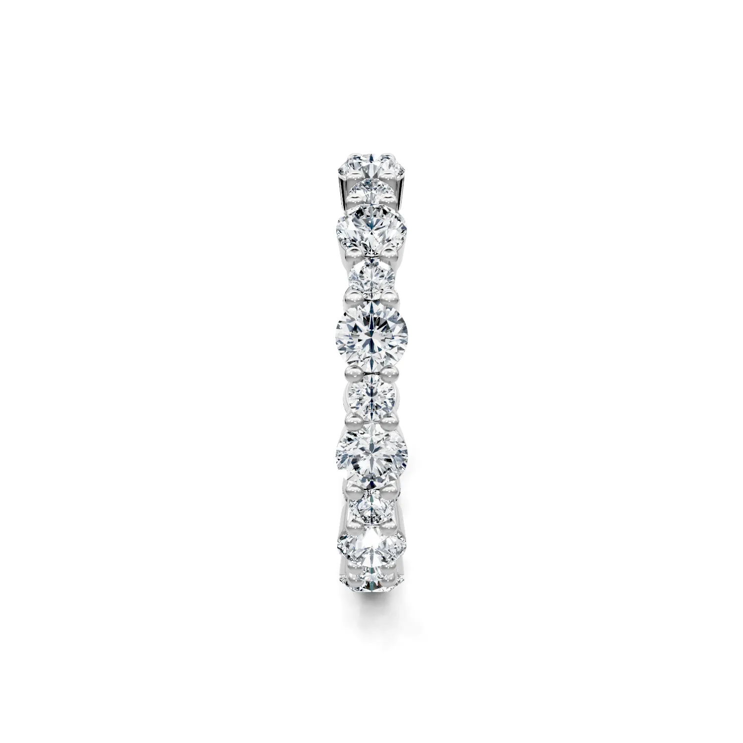 1.8ctw Alternating Round Diamond Eternity Band