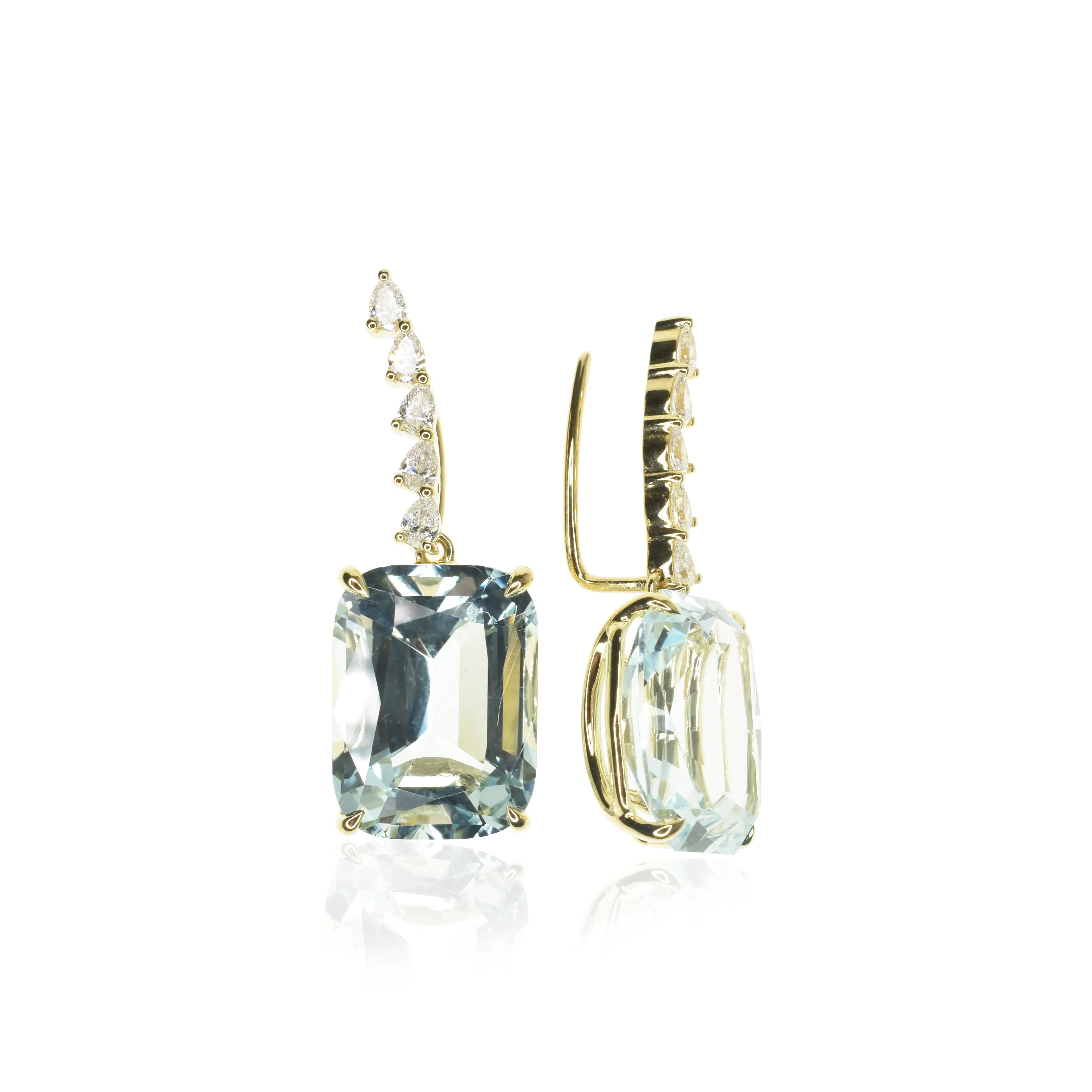 Aqua Climber Earrings