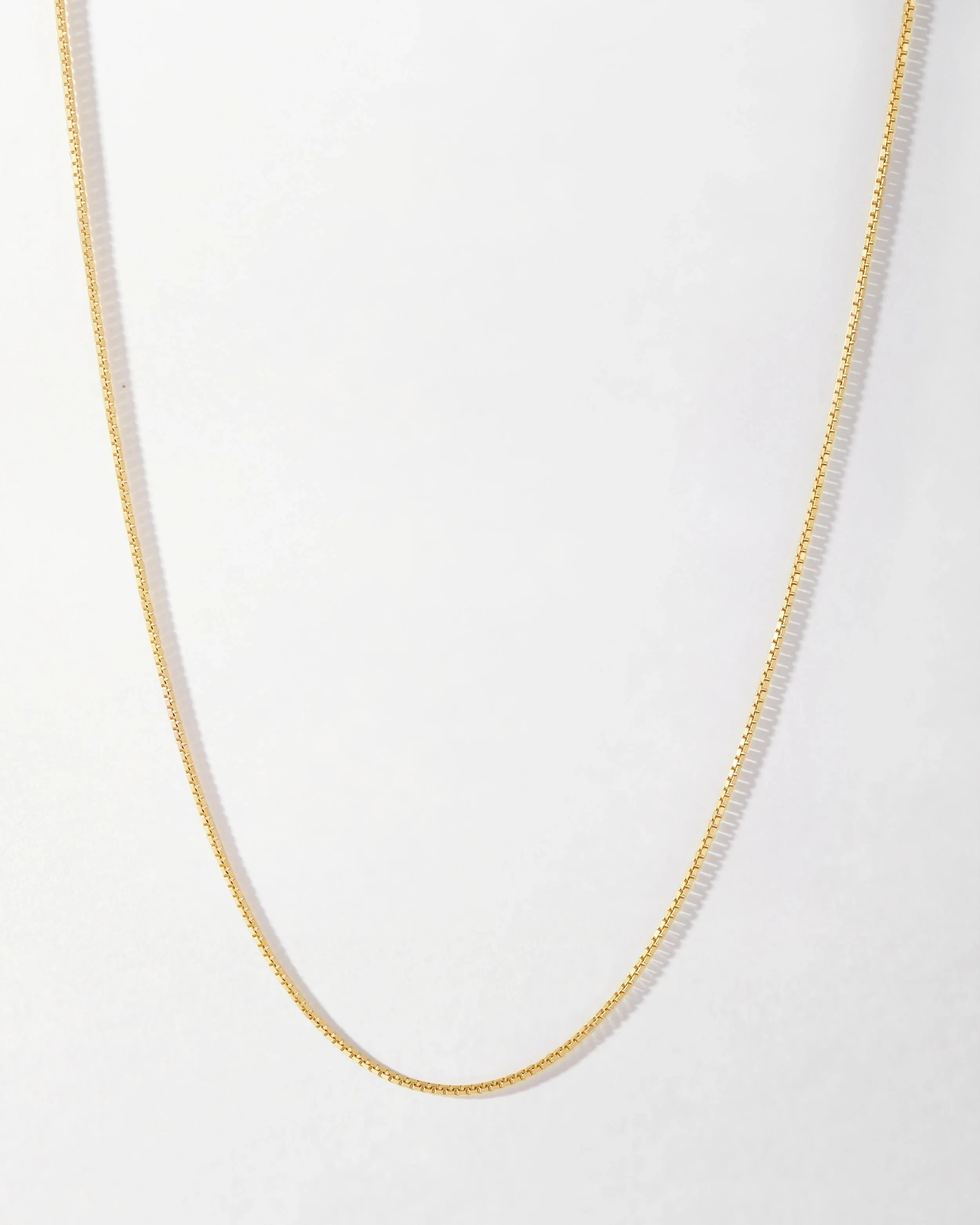 Box Chain Necklace - Gold