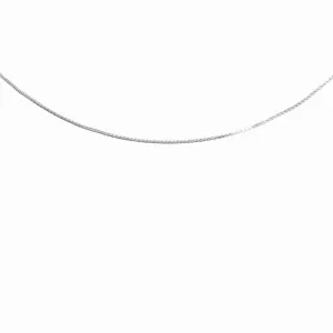 Box Chain Necklace in Silver