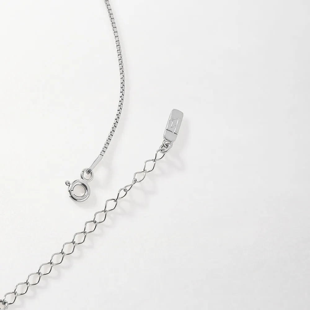 Box Chain Necklace - Silver