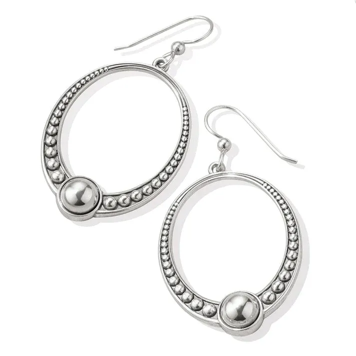 Brighton Women's Pretty Tough Oval French Wire Earrings