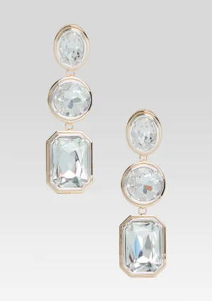 Camille Gemstone Drop Earrings