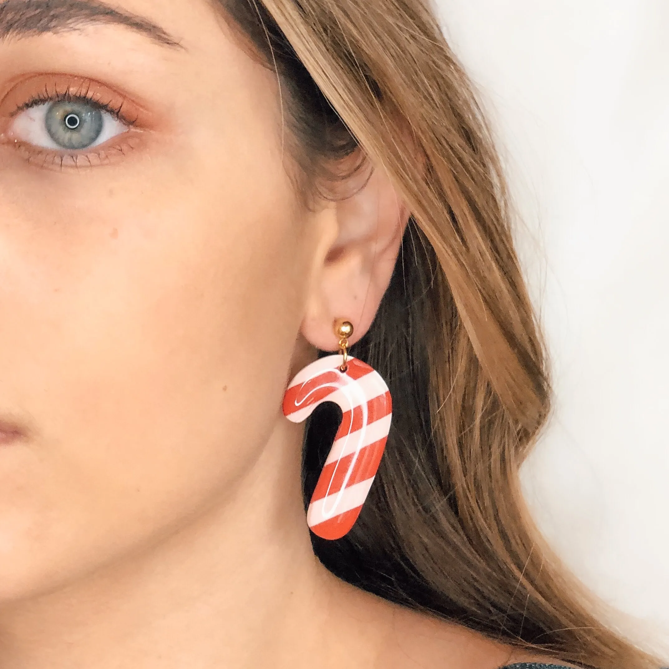 Candy Cane Earrings