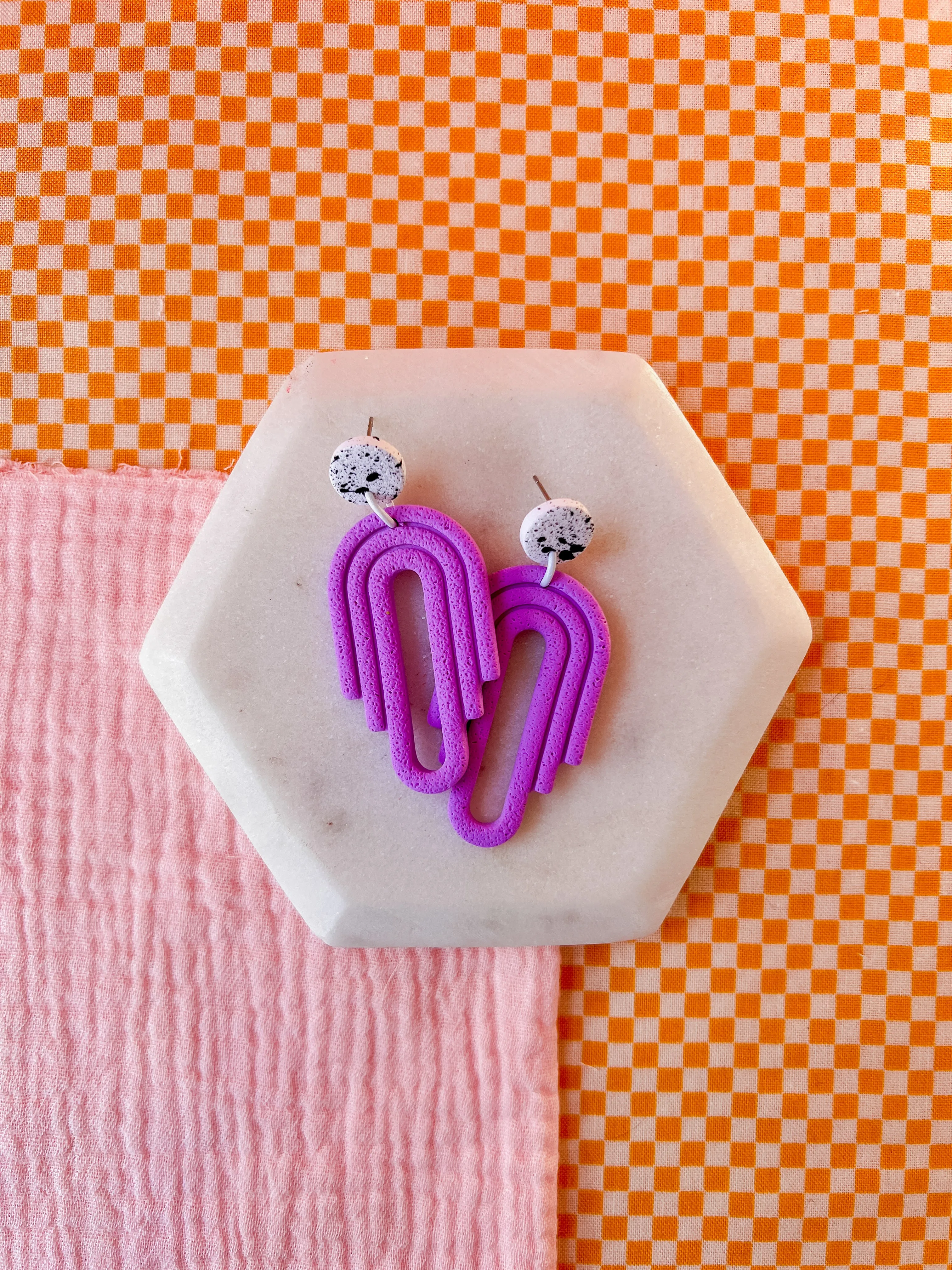 Cathedral | Clay Earrings