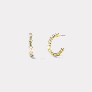 Classic Modern Love Hoop Earrings