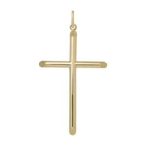 Cross Pendant 10K Solid Yellow Gold