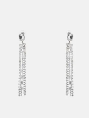 Crystal RhinestoneTassel Earrings