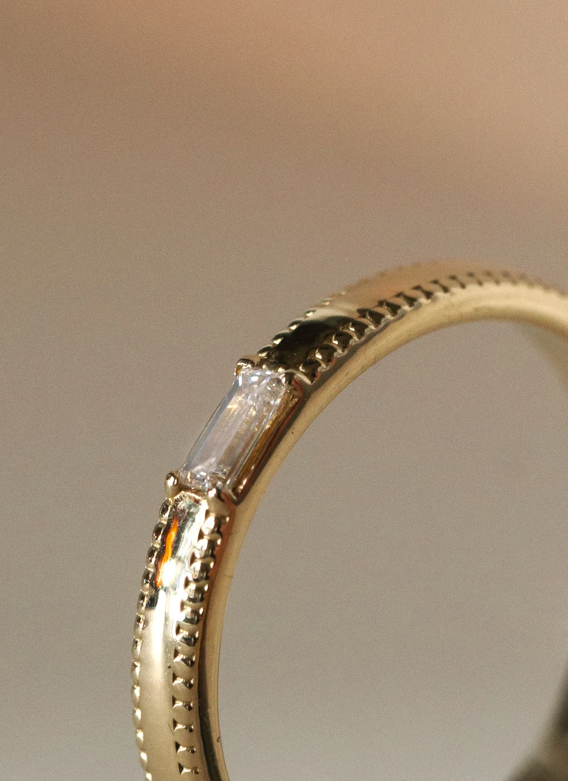 Day diamond ring 14k gold