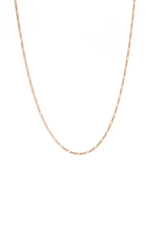 Delicate Figaro Chain in Gold