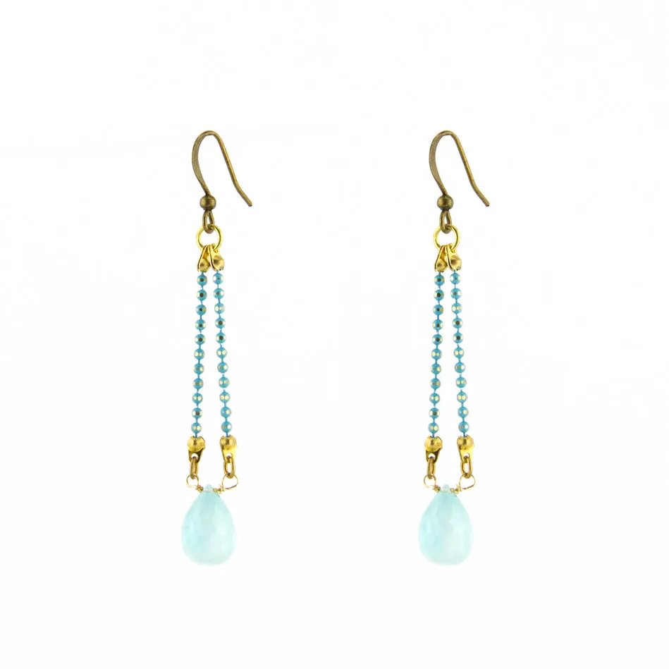 Double Dew Drop Earrings