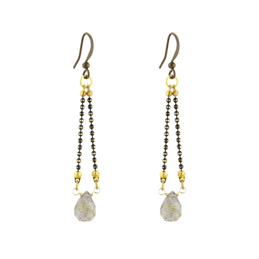 Double Dew Drop Earrings