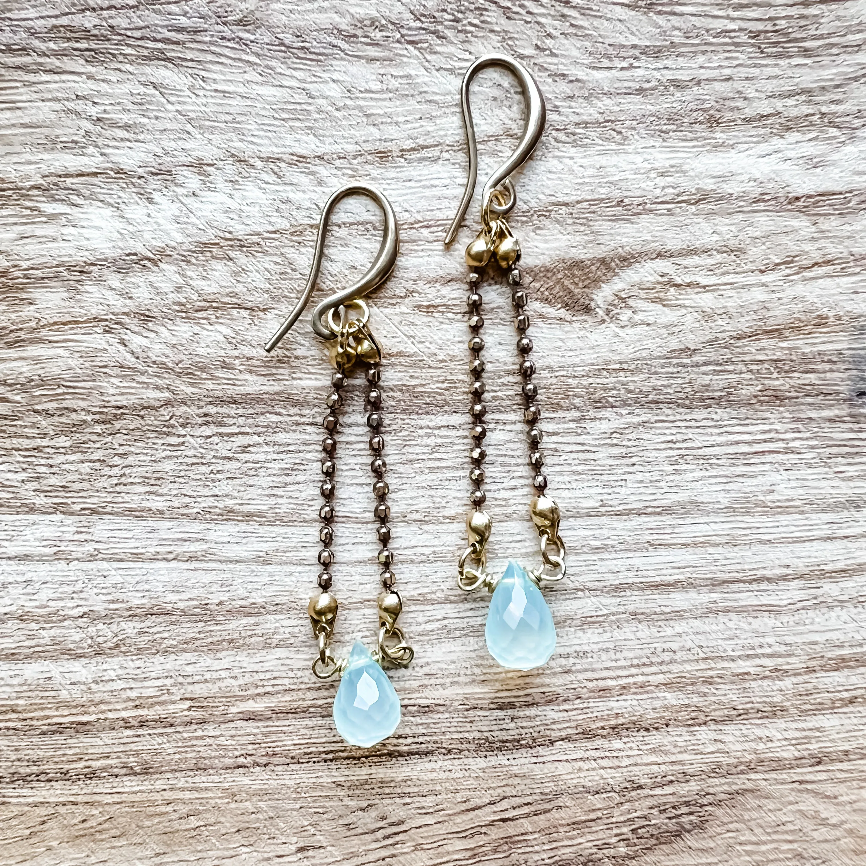 Double Dew Drop Earrings