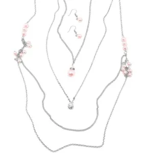 Imperfect Cadence Pink Necklace