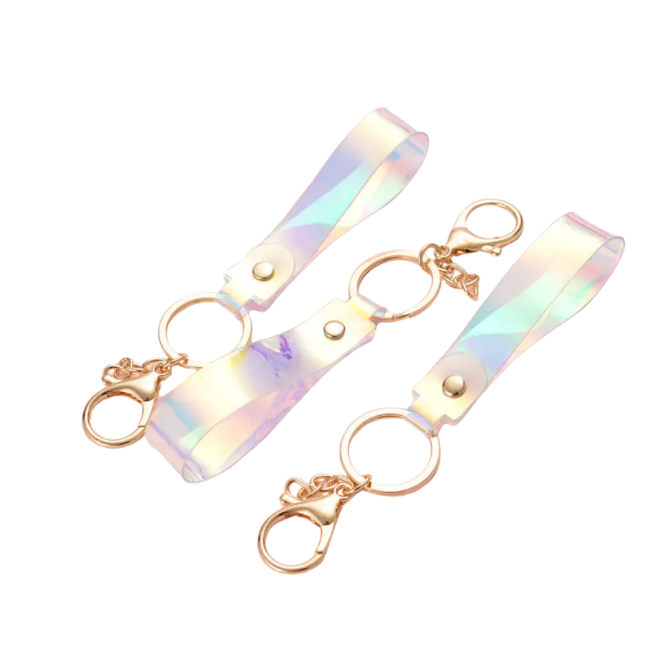 Iridescent Hand Strap Key Chain (3 pieces)