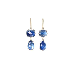 Iris Duet Kyanite Vanity Earrings