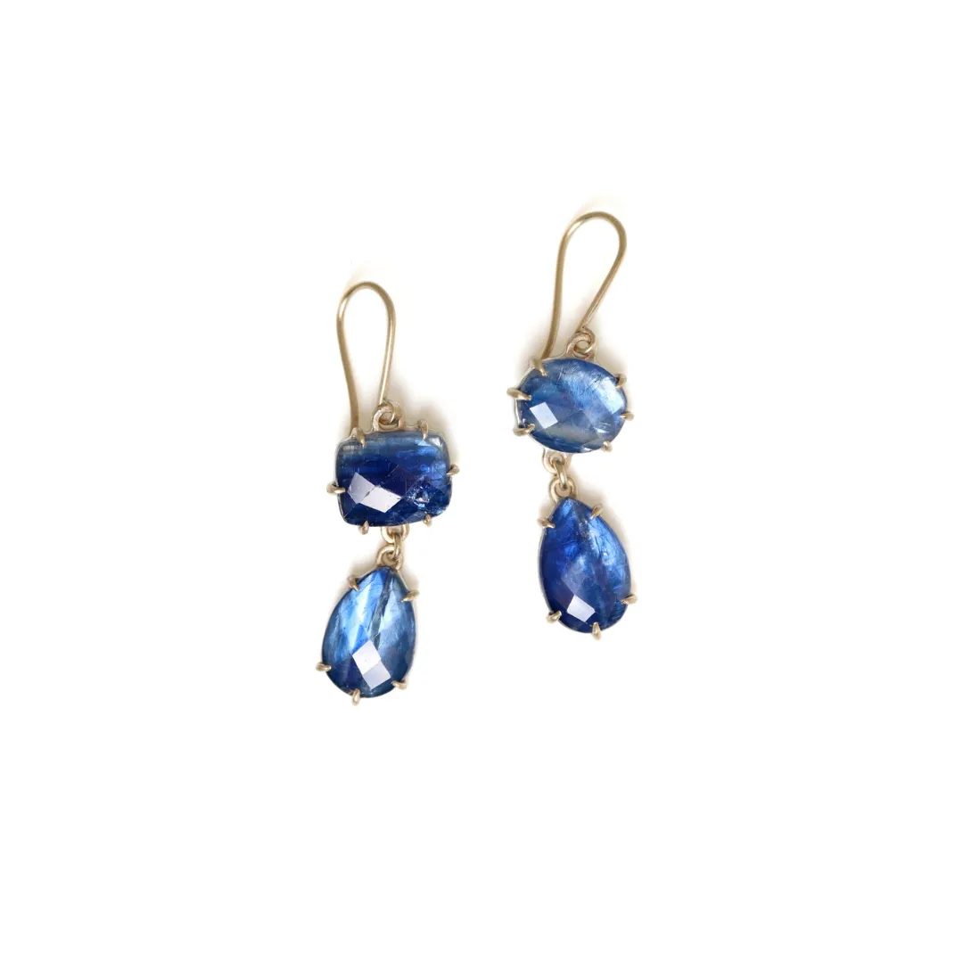 Iris Duet Kyanite Vanity Earrings