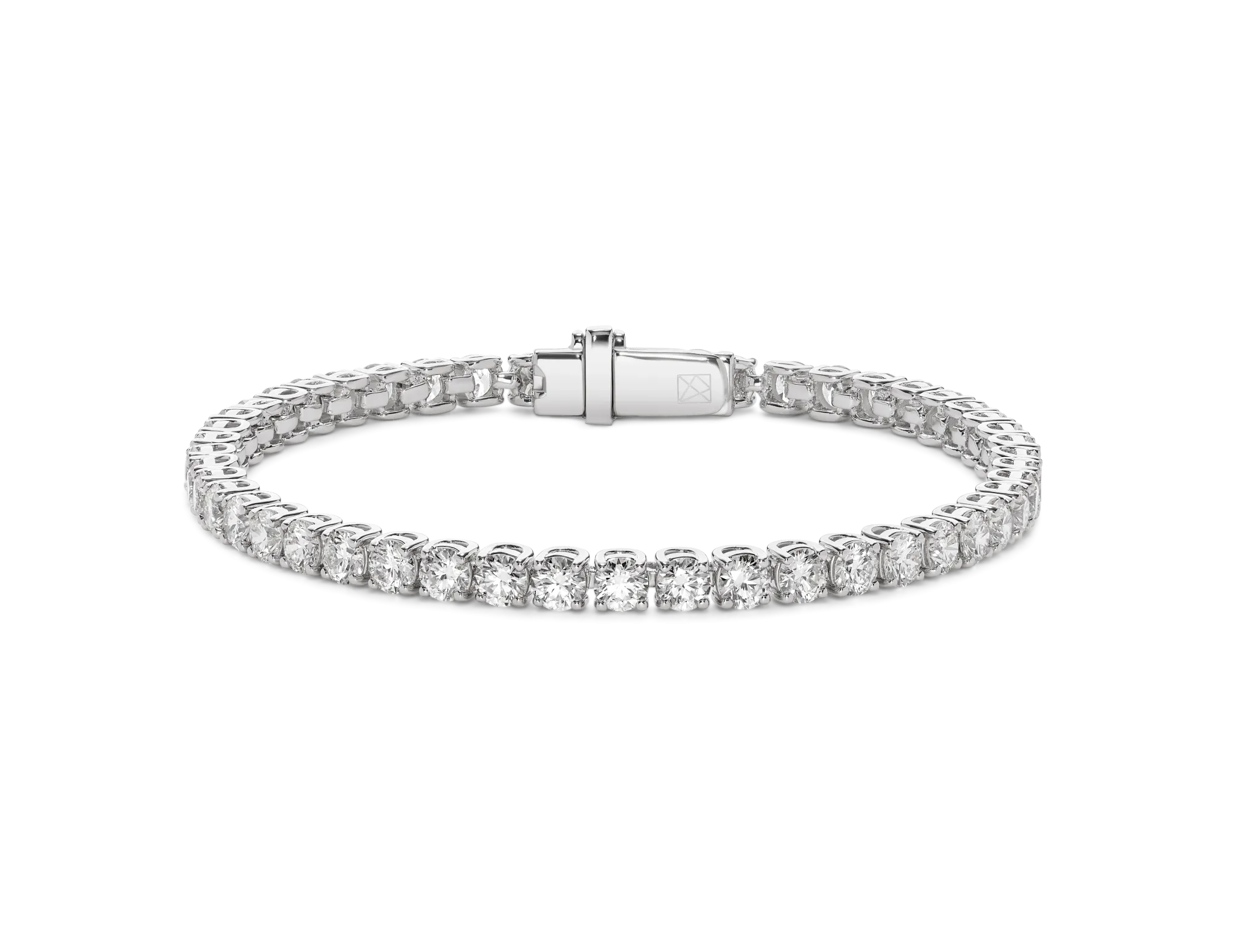 Lab-Grown Diamond Medium Tennis Bracelet - E/F color, 7 length | White