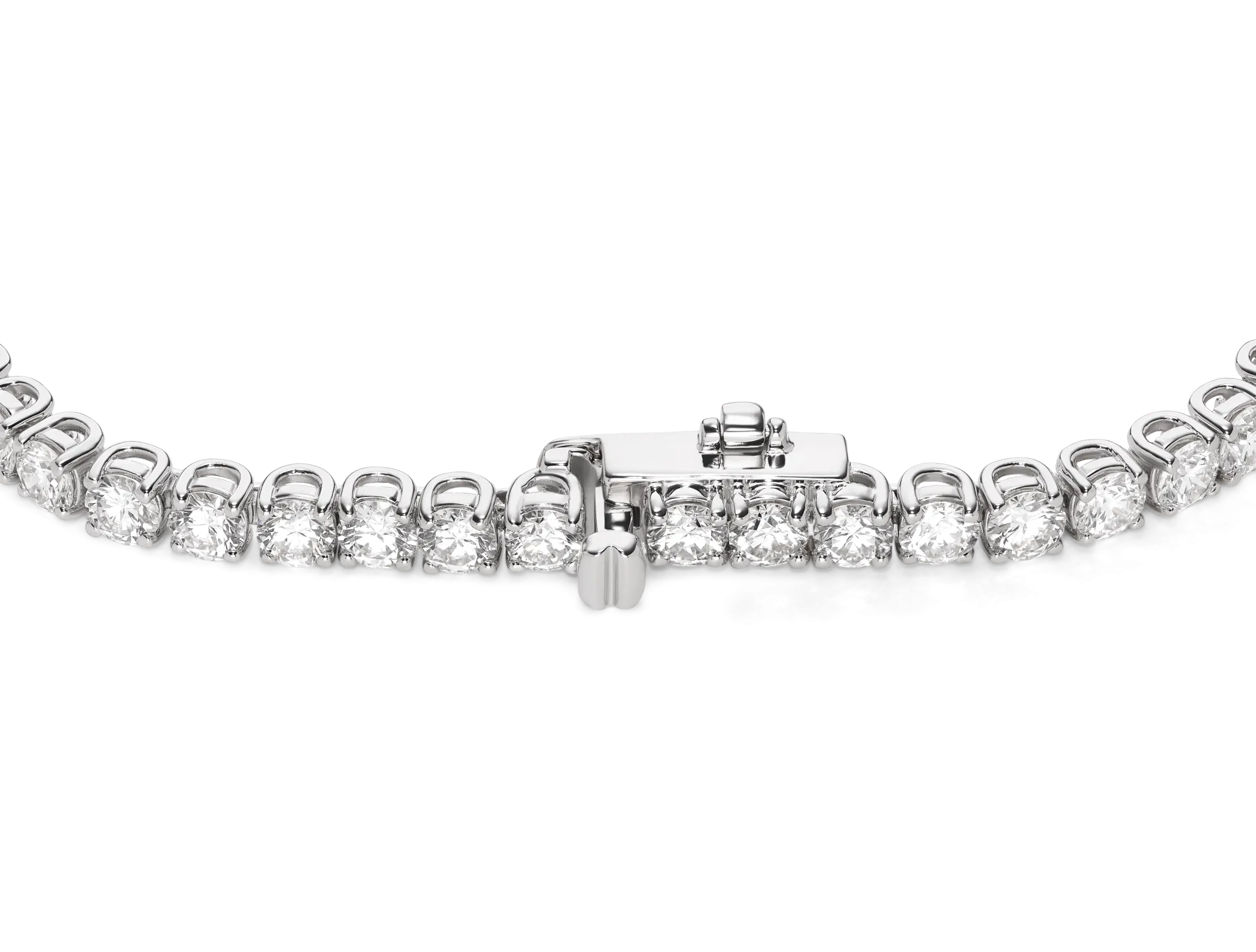 Lab-Grown Diamond Medium Tennis Bracelet - E/F color, 7 length | White