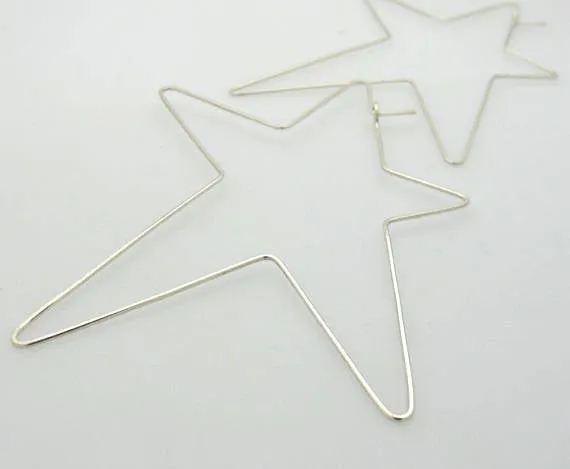 Large Star Earrings