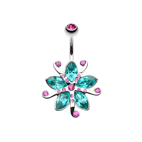 Lily Blossom Belly Ring