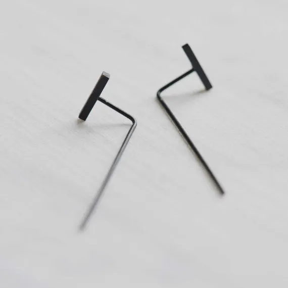 Long bar earrings N°9