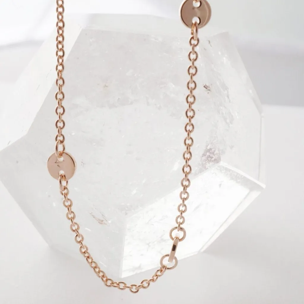 Milky Way Disc Chain Bracelet