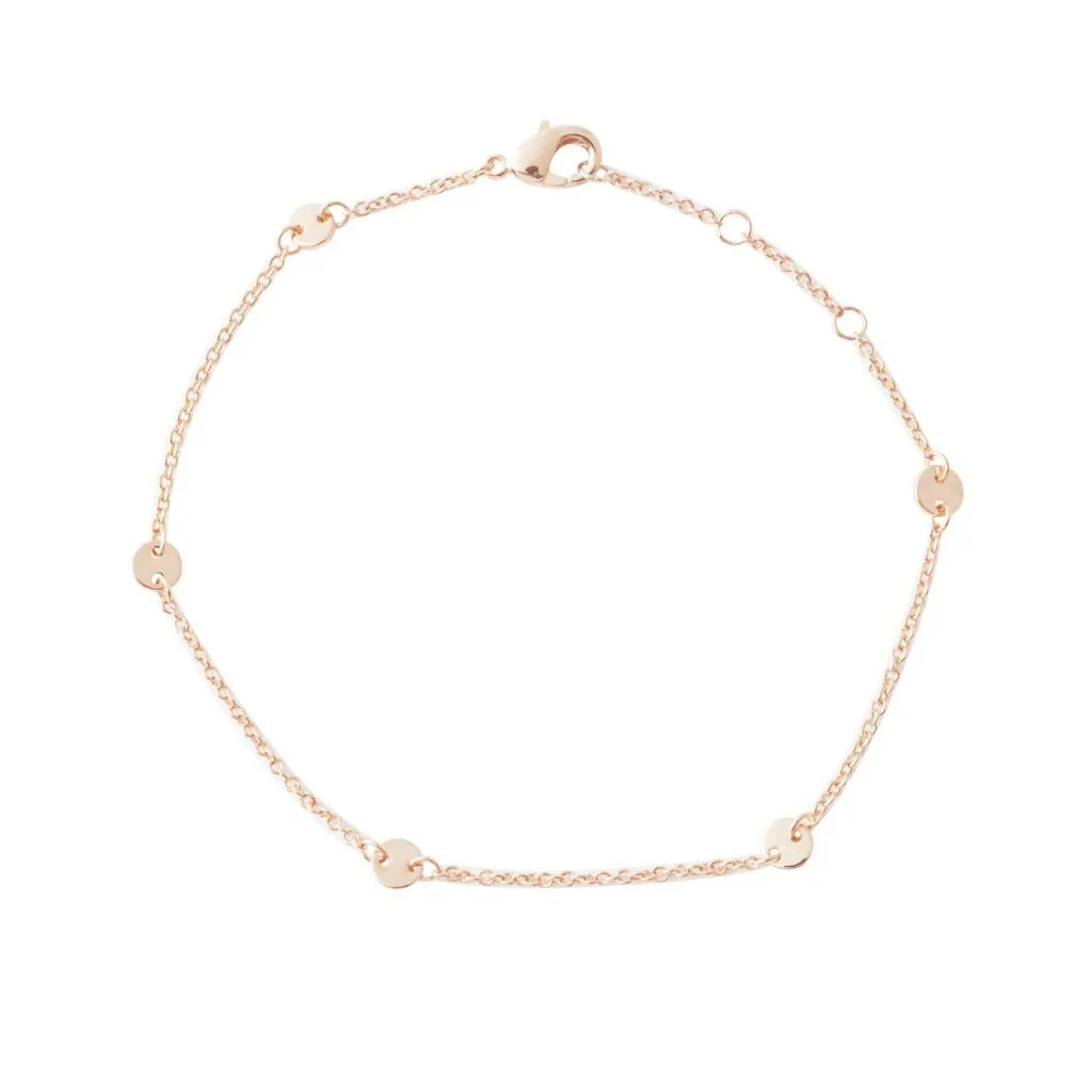 Milky Way Disc Chain Bracelet