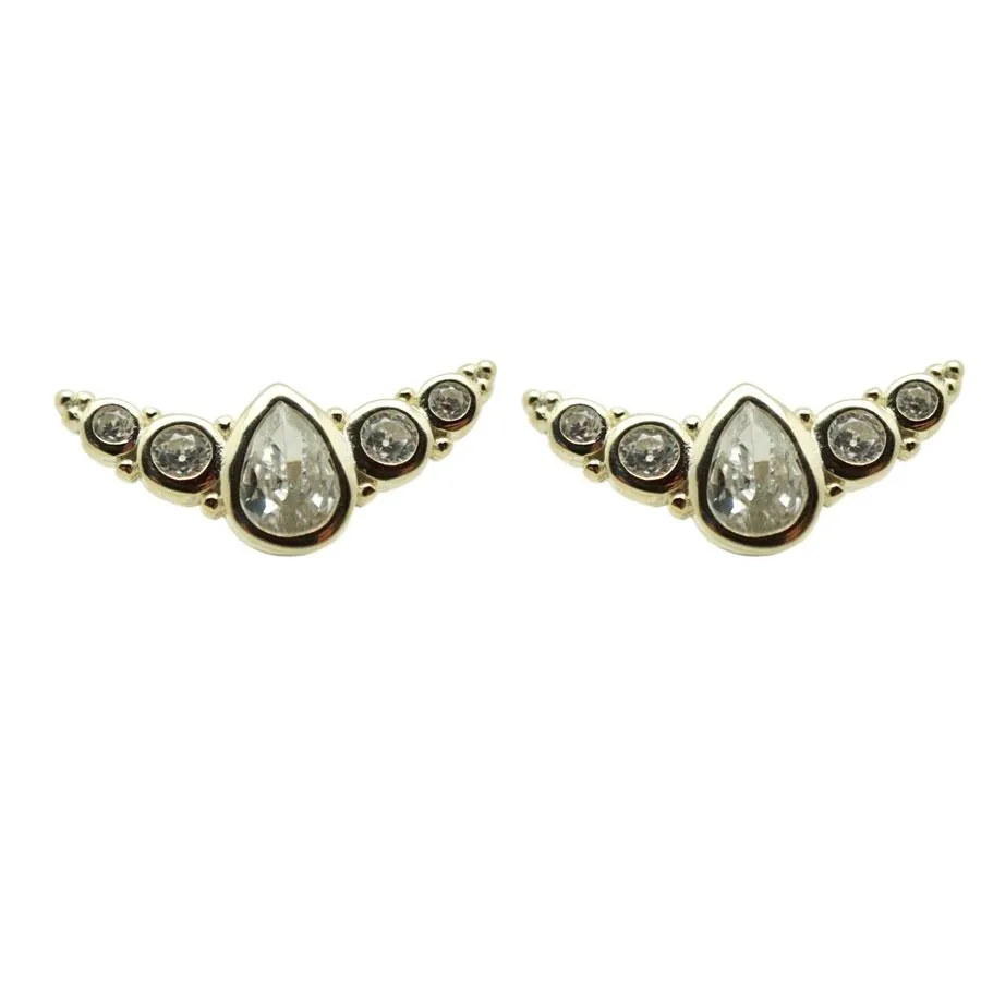 Modern Wing Post Earring