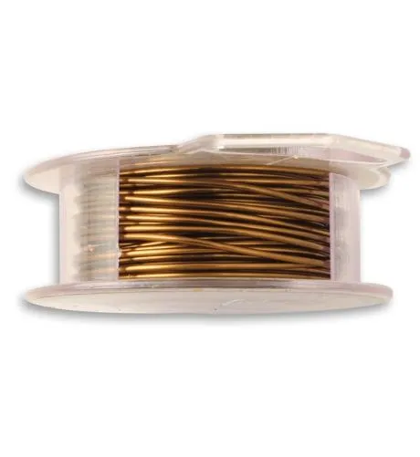 Natural Brass Wire, 18ga, (30ft)