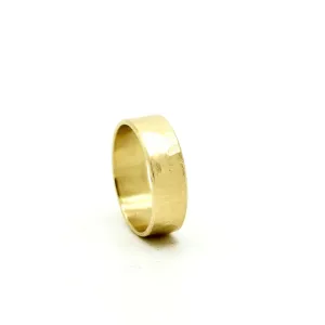 NEW! Thick Timber Ring in 10k Gold by Sasha Walsh