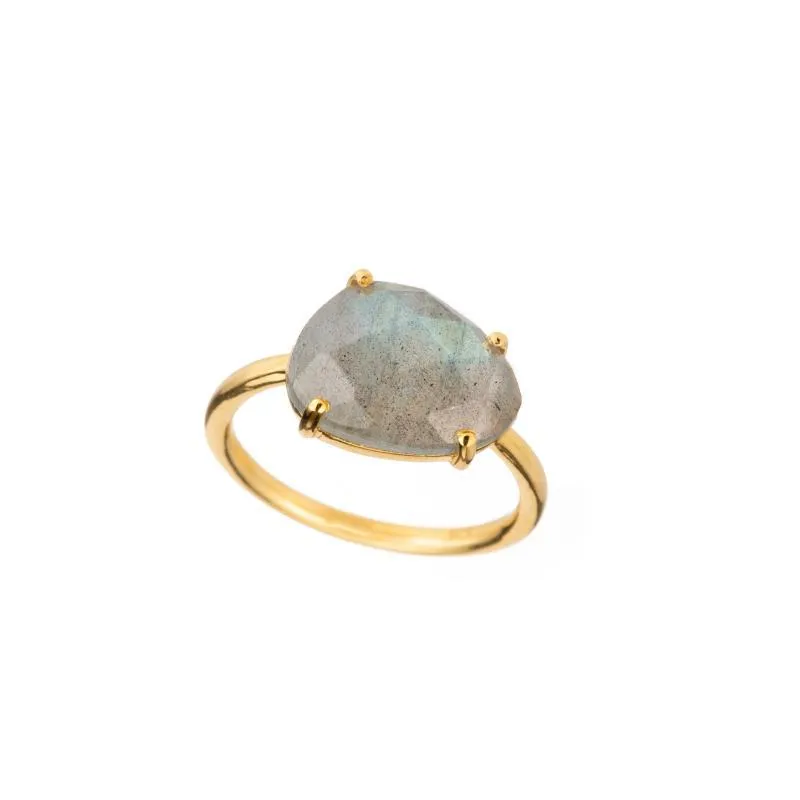 Oblong Gemstone Ring