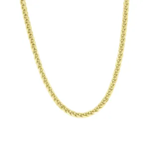 Palm Link Gold Chain Necklace 4.2mm