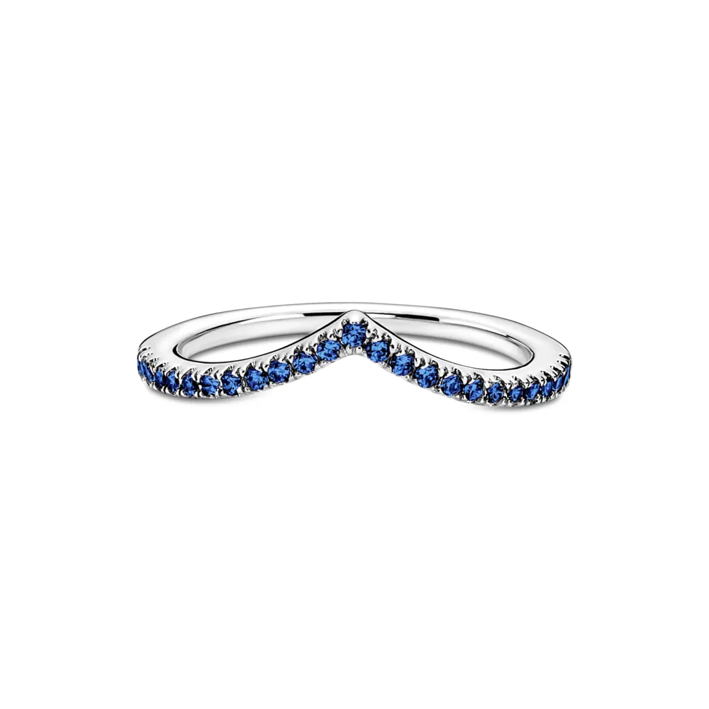 Pandora Timeless Wish Sparkling Blue Ring