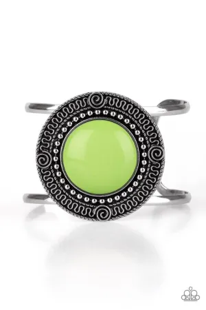 Paparazzi Bracelet ~ Tribal Pop - Green