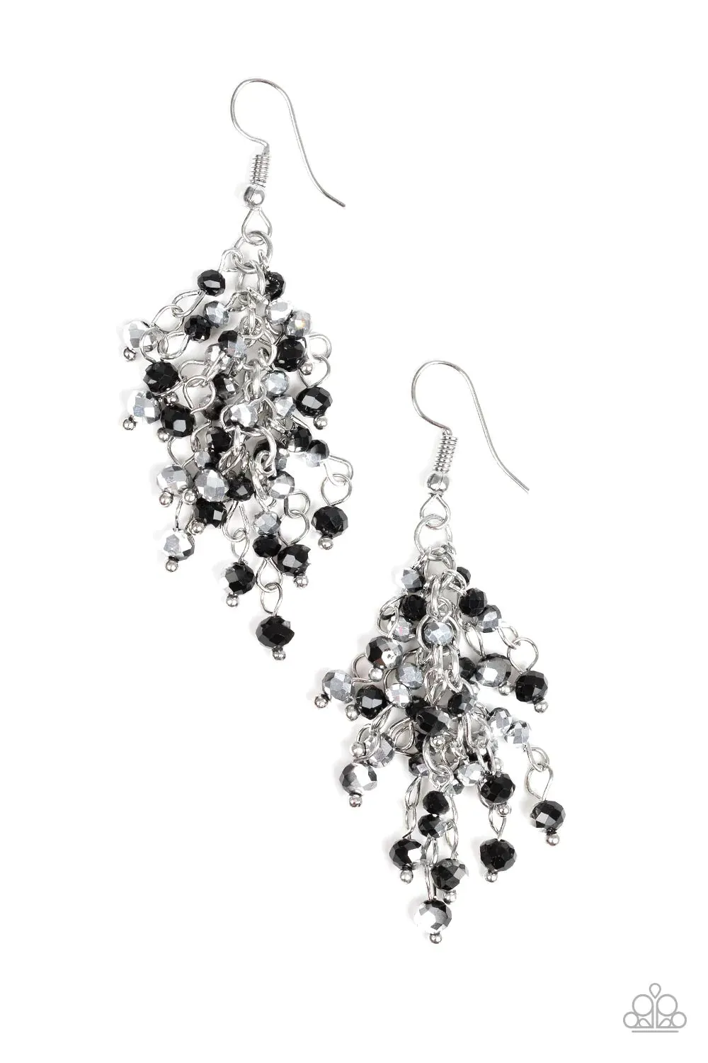 Paparazzi Earring ~ A Taste Of Twilight - Black