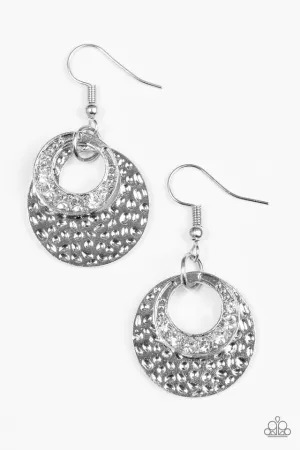 Paparazzi Earring ~ So GLAM You Made It! - White