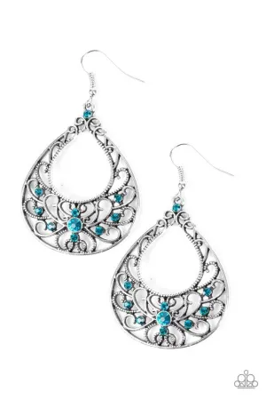 Paparazzi Earring ~ Vine Shine - Blue