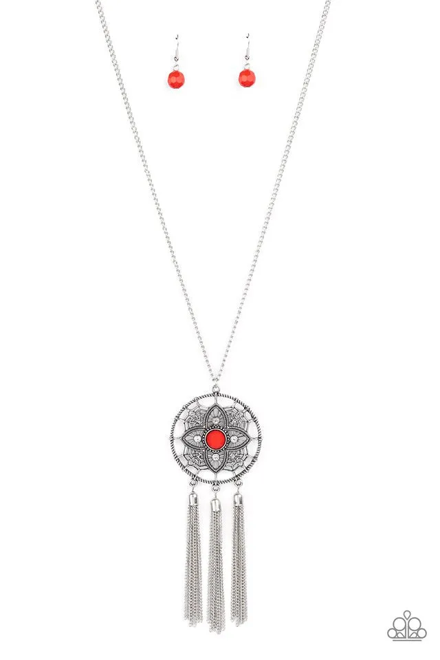 Paparazzi Necklace ~ Chasing Dreams - Red