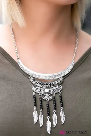 Paparazzi Necklace ~ Elevated - Black