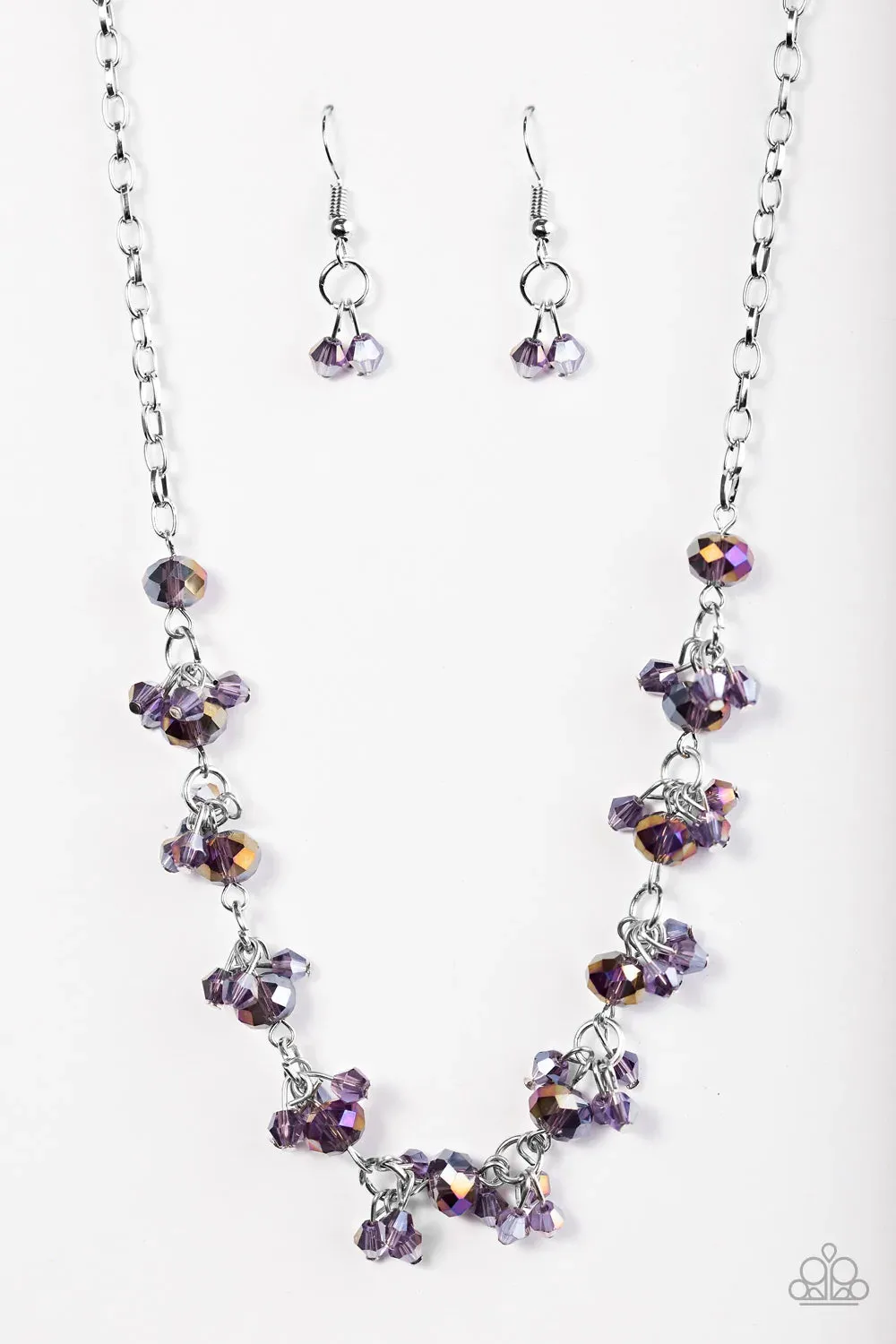 Paparazzi Necklace ~ Leading STARLIGHT - Purple