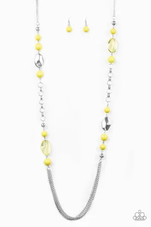 Paparazzi Necklace ~ Marina Majesty - Yellow