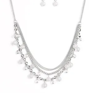 Paparazzi Necklace ~ Ocean Odyssey - Silver