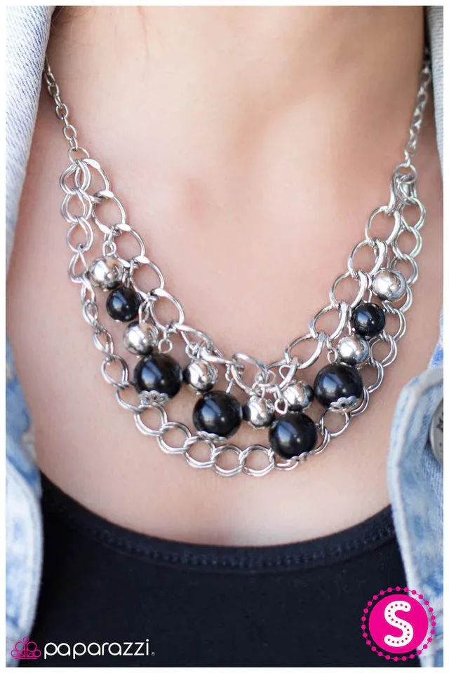 Paparazzi Necklace ~ Parallel Perception - Black