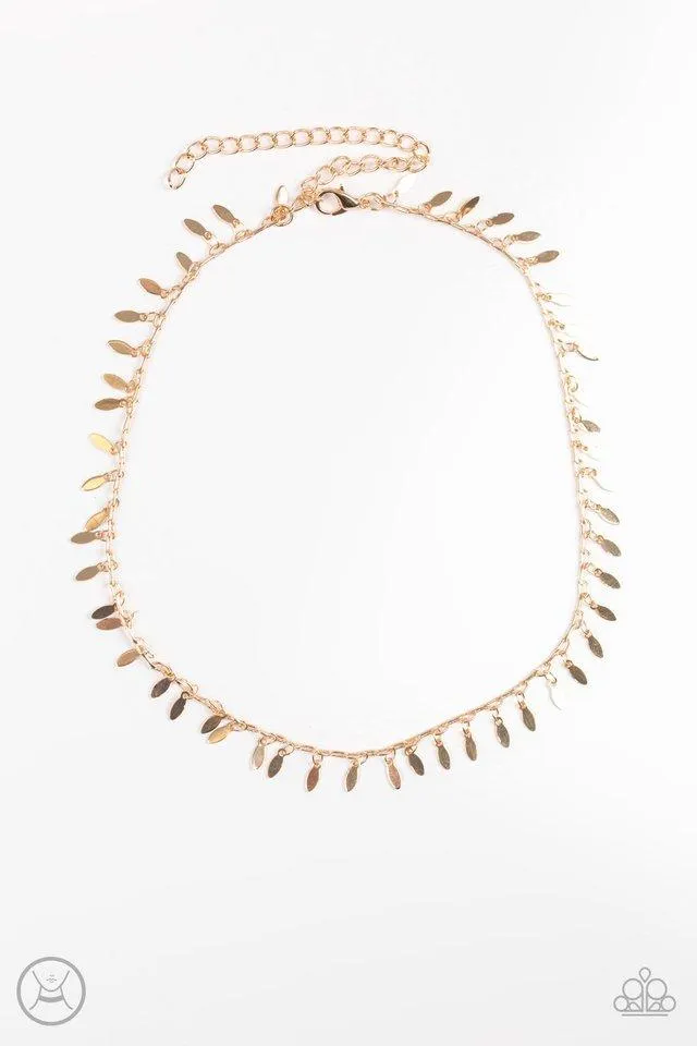 Paparazzi Necklace ~ PURR-fect Ten - Gold