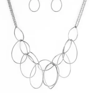 Paparazzi Necklace ~ Top-TEAR Fashion - Silver