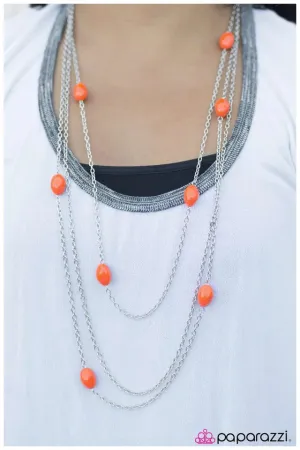 Paparazzi Necklace ~ Voodoo Vixen - Orange